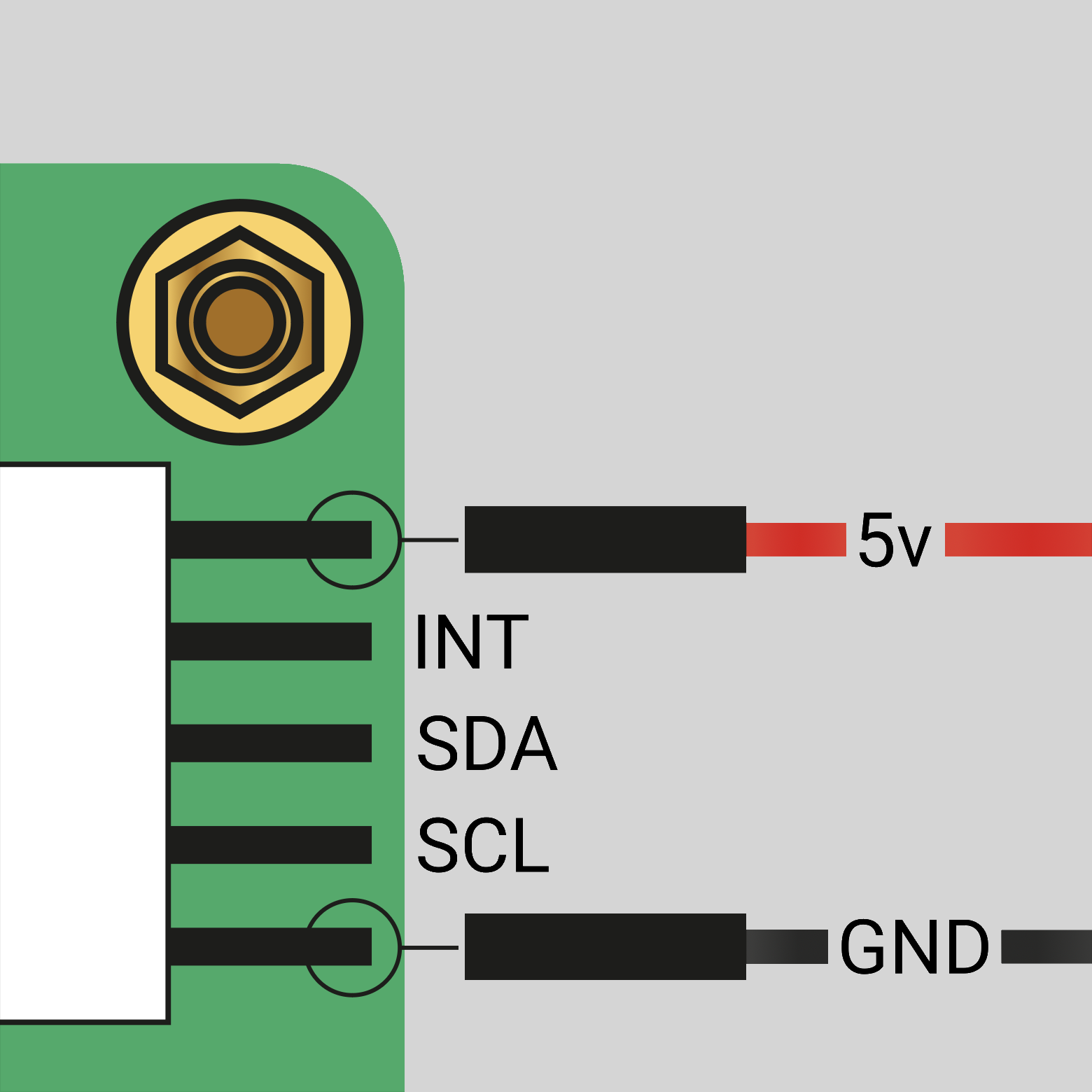 Illustration of display pins