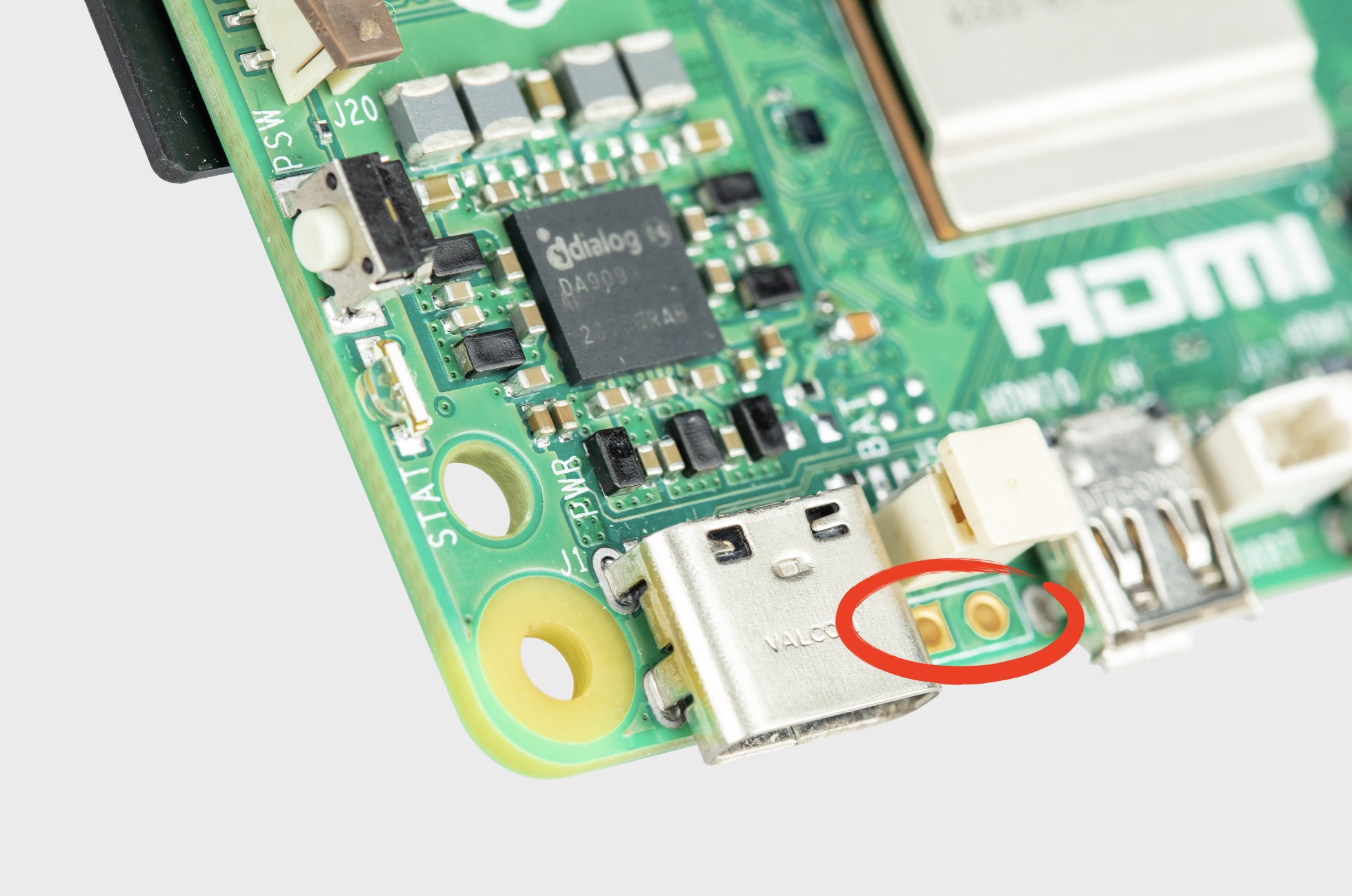 The J2 jumper on Raspberry Pi 5
